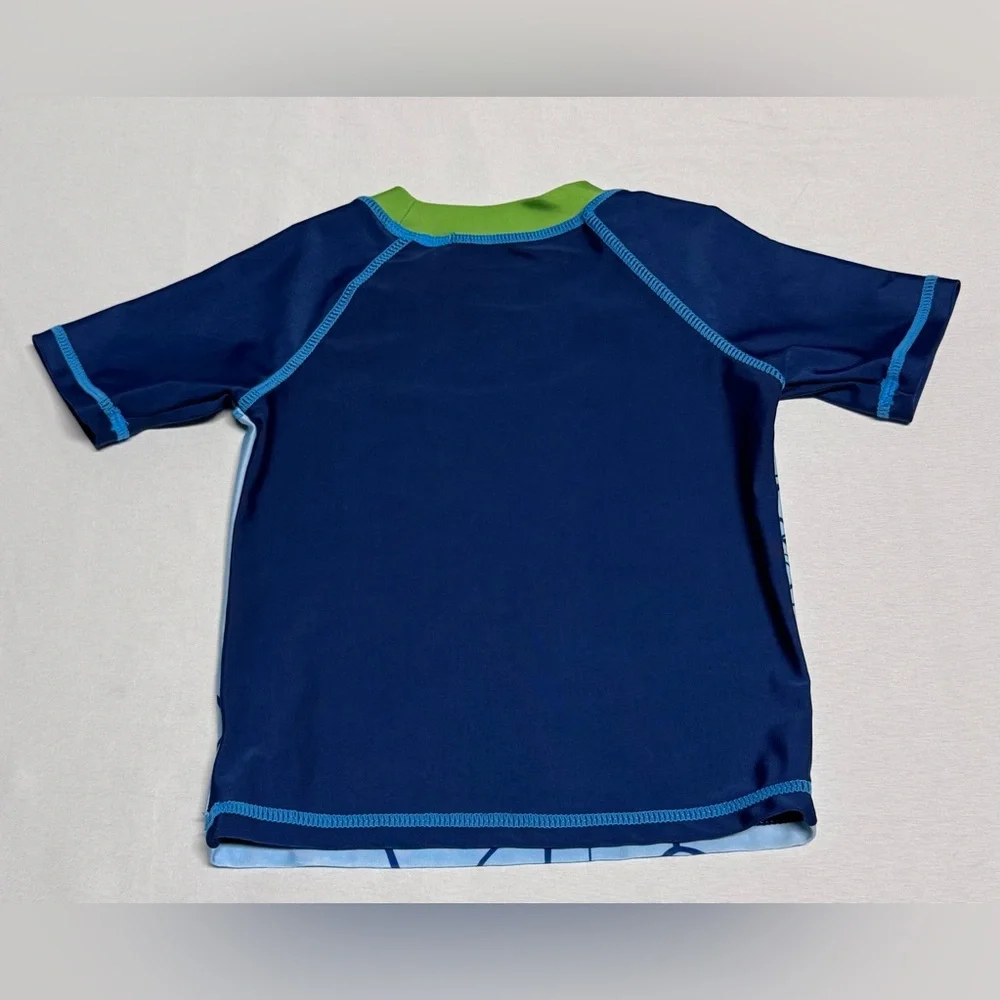 Buzz Lightyear Kids Swim Rashguard - Blue and Green Sz 24mos‎ - Picture 3 of 4